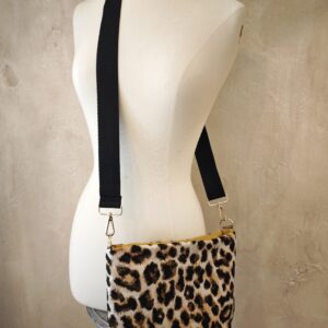 Sac bandoulière léopard